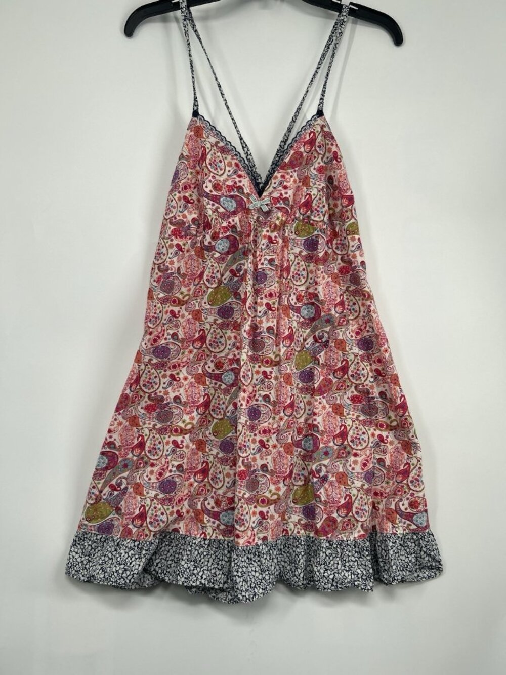 Liberty of London for Target Spaghetti Strap Paisley Cami Dress size M Y2K STYLE